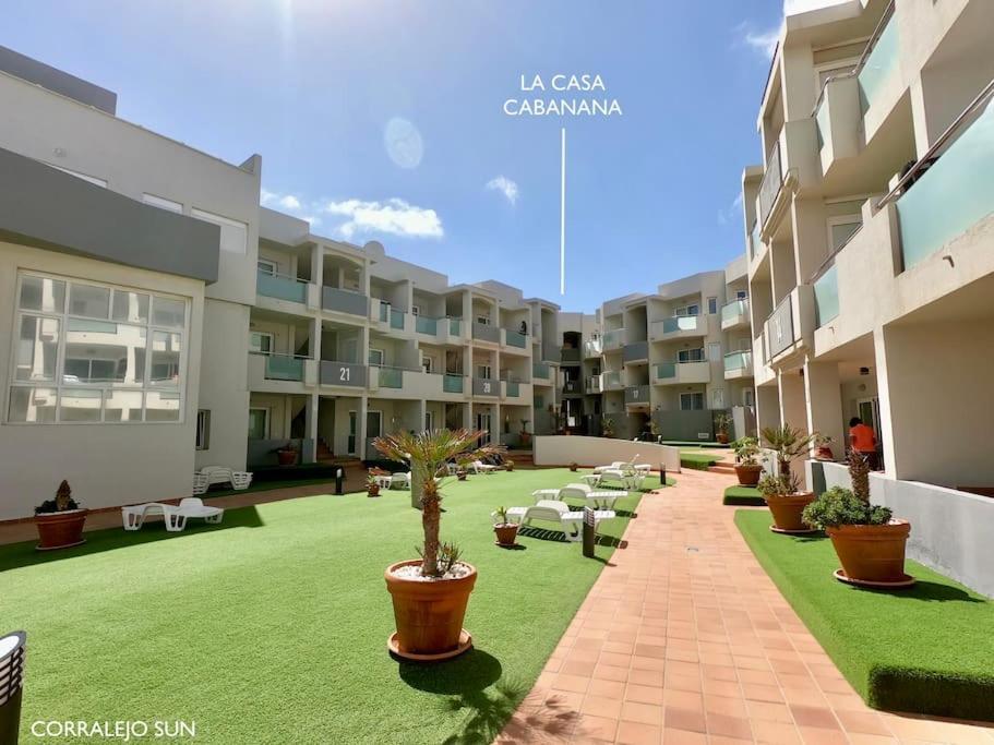 La Cabanana - Apartment W Pool And High-Speed Wifi Corralejo Exteriör bild